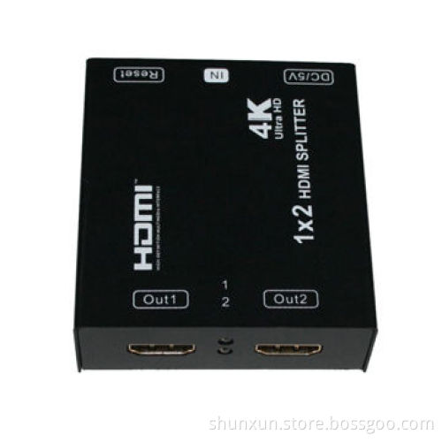 Full 1.4V Ultra HD 1 x 2 HDMI Splitter, Supports 4K x 2K, 3D, HDCP